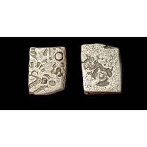 India ⭐ INDUS Valley Mayuriyan Punch ⭐ silver Coin 300 BC